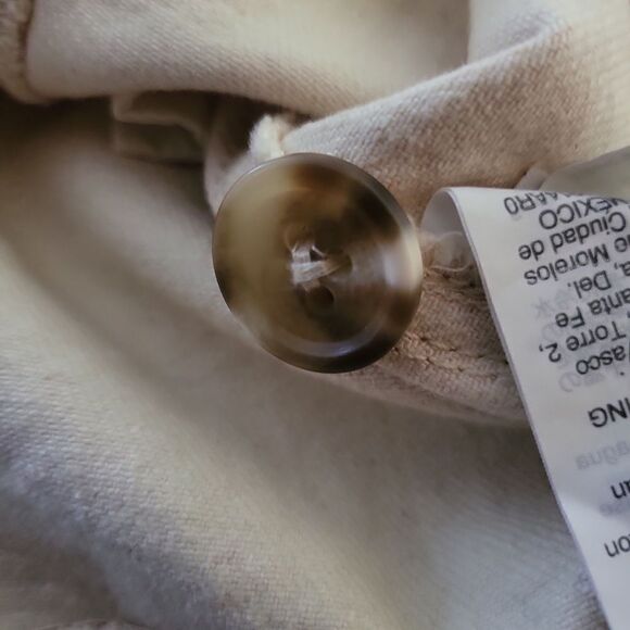 Madewell ivory cream color A line mini skirt with stretch! - Picture 5 of 6